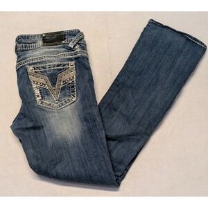 Vigoss The Chelsea Womens Boot Cut Size 9/10 Stretch Blue Denim Jeans
